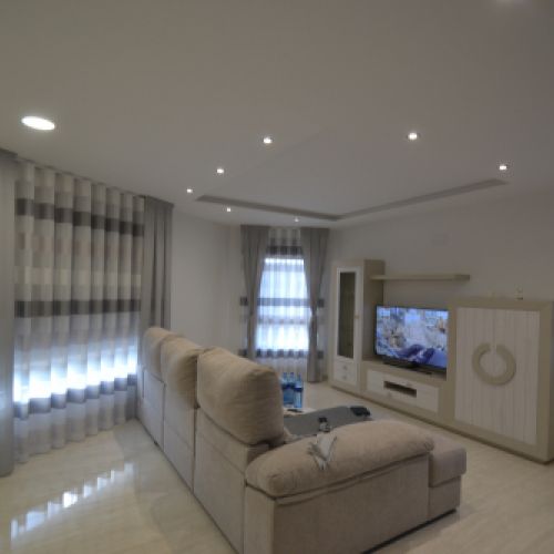Cortinas Ondas Perfectas en un salón