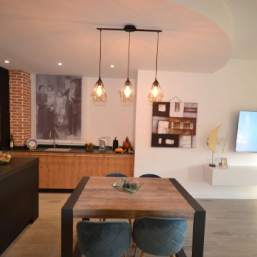 Estor enrollable impresión digital con una foto familiar