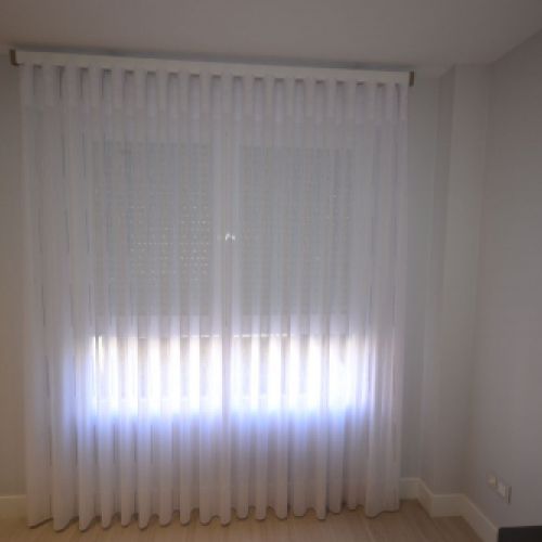 Cortina Onda Perfecta en un comedor