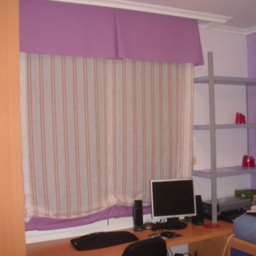 Estor en dormitorio