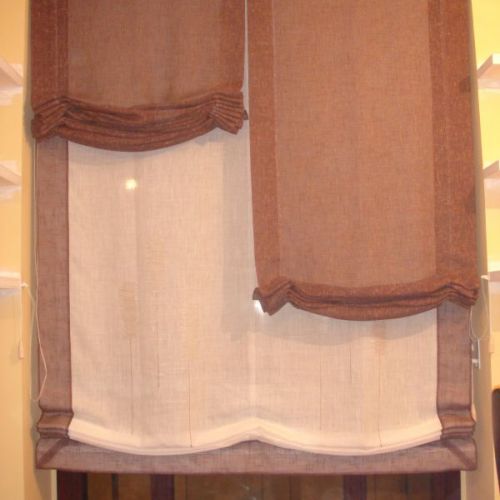 Doble estor de paqueto en office